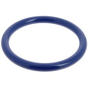 Pulsera de resina opaca de 67mm - Azul marino x1