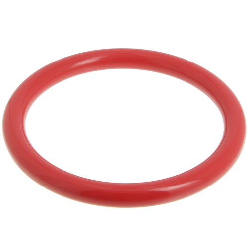 Pulsera de resina opaca de 67 mm - Roja x1