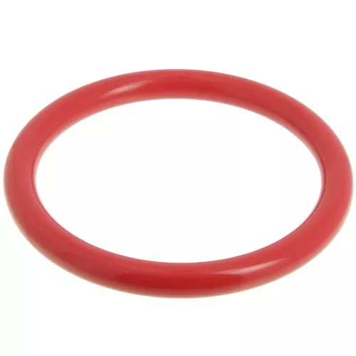 Pulsera de resina opaca de 67 mm - Roja x1