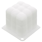 Molde de cubo acolchado 60x60 mm para hacer velas - jabón - Blanco x1|raw }}