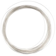 Alambre duro - Endurecido - Plata 925 redondo 0,5 mm x10m