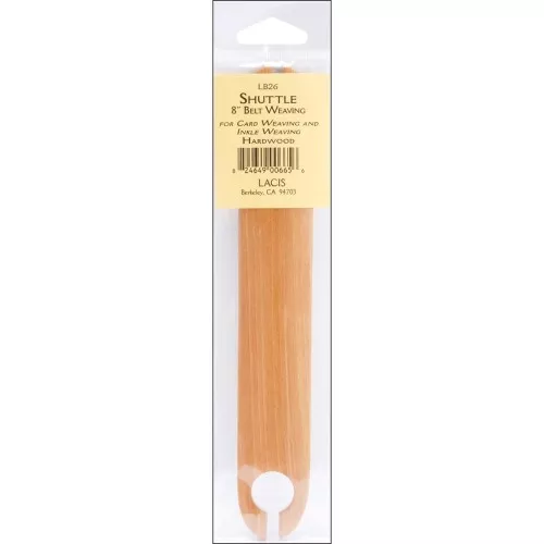 Navette de tejido de madera 20,5x3,5 cm - Natural x1
