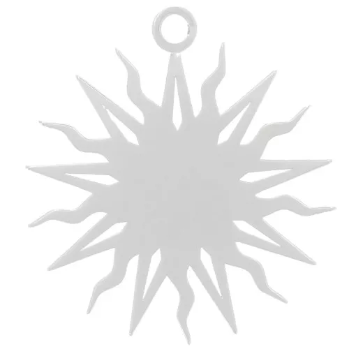 Colgante Sol 16 mm - excluido Perles&Co - Chapado en plata x1