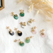 Mini dije Sol 5.5x7.5 mm - Chapado en plata fina x1