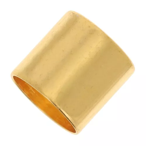 Terminal para tubo de 8 mm - Dorado con oro fino x1