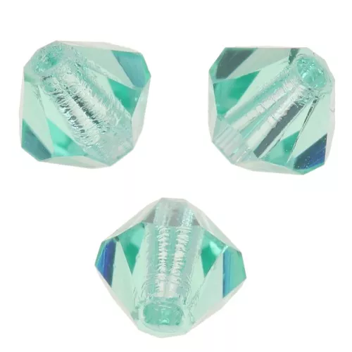 Tupis de cristal Preciosa 4 mm - MC Bead Rondell - Caribbean Sea x30