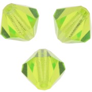 Preciosa Copas de cristal de 6 mm - MC Bead Rondell - Limecicle x12
