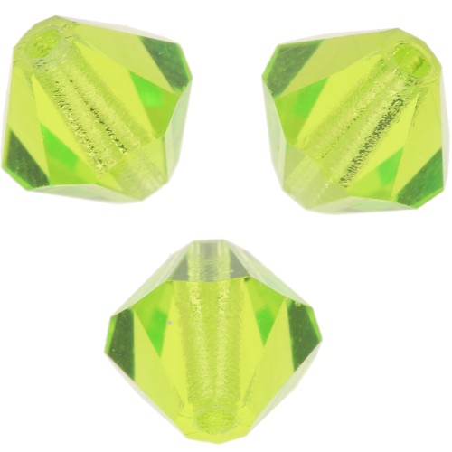 Preciosa Copas de cristal de 6 mm - MC Bead Rondell - Limecicle x12