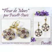 Cuentas de vidrio Amos® by Puca® 5x8 mm - Full Sliperit x10g