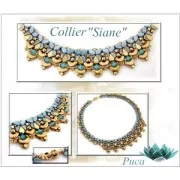 Cuentas Kos® by Puca® 6x3 mm - Bronce blanco opaco x10g