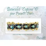 Kos® glass beads by Puca® 6x3 mm - Full Marea x10g