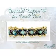 Cuentas de vidrio Kos® by Puca® 6x3 mm - Full Azzuro x10g