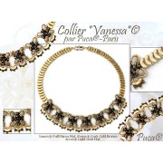 Cuentas de vidrio Samos® by Puca® 7x5 mm - Crystal Mat AB x10g