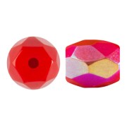 Cuentas de cristal Baros® by Puca® 6x5 mm - Frost Cherry AB x10g|raw }}