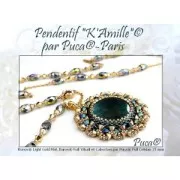 Cuentas de cristal Baros® by Puca® 6x5 mm - Frost Jade AB x10g