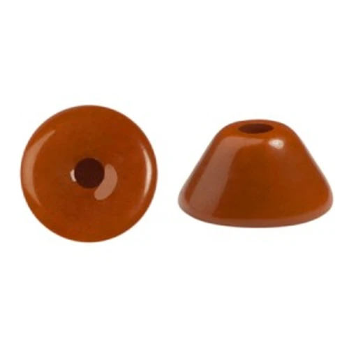 Cuentas de cristal Konos® by Pucca® by Puca® 4x2 mm - Frost Caramel x10g