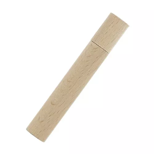 Soporte de madera en bruto para ser decorado por Puca® 75x12 mm - Estuche de agujas x1