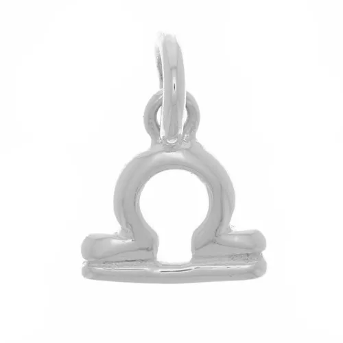 Dije signo astrológico 8.5x8 mm - Libra - Plata 925 x1