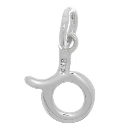 Dije signo astrológico 10x8 mm - Tauro - Plata 925 x1