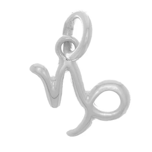 Dije signo astrológico 9x7 mm - Capricornio - Plata 925 x1