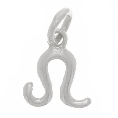 Dije signo astrológico 10x8 mm - Leo - Plata 925 x1