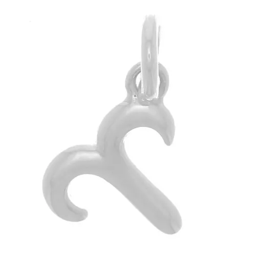 Dije signo astrológico 8x10 mm - Aries - Plata 925 x1