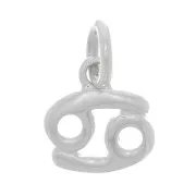 Dije signo astrológico 9x8 mm - Cáncer - Plata 925 x1