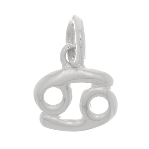 Dije signo astrológico 9x8 mm - Cáncer - Plata 925 x1