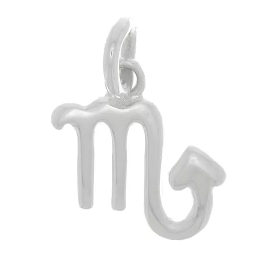 Dije signo astrológico 11x10 mm - Escorpio - Plata 925 x1