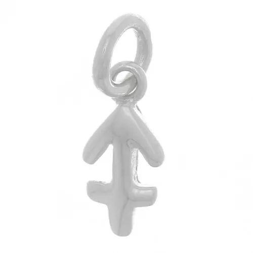 Dije signo astrológico 10x5 mm - Sagitario - Plata 925 x1
