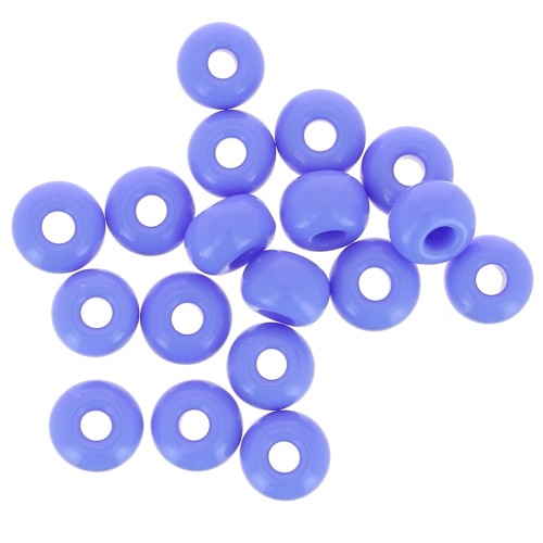 Cuentas de Rocalla Preciosa 2/0 - 6 mm - Azul claro opaco x 20 g