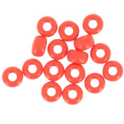 Cuentas de Rocalla Preciosa 2/0 - 6 mm - Rojo coral opaco x20 g