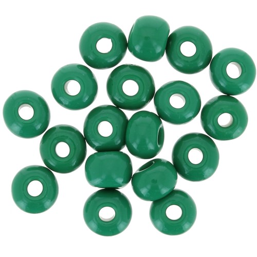 Cuentas de Rocalla Preciosa 2/0 - 6 mm - Verde oscuro opaco x 20 g