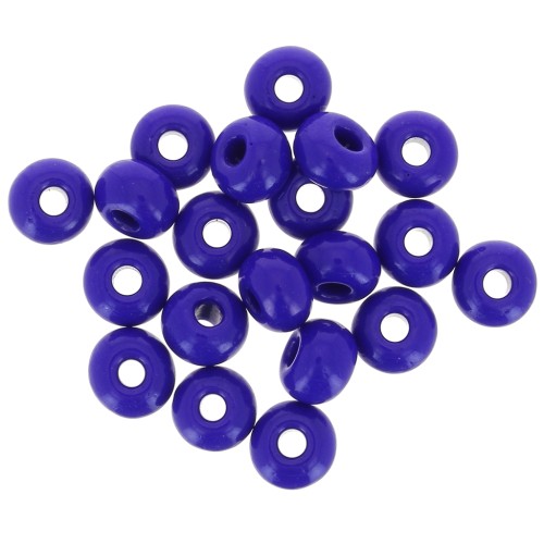 Cuentas de Rocalla Preciosa 2/0 - 6 mm - Zafiro oscuro opaco x 20 g