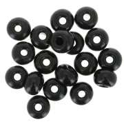 Cuentas de Rocalla Preciosa 2/0 - 6 mm - Negro opaco x 20 g