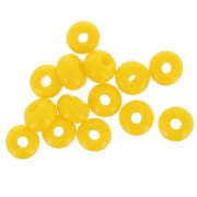 Cuentas de Rocalla Preciosa 2/0 - 6 mm - Amarillo oscuro opaco x 20 g