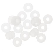 Cuentas de Rocalla Preciosa 2/0 - 6 mm - Cristal opaco AB mate x 20 g