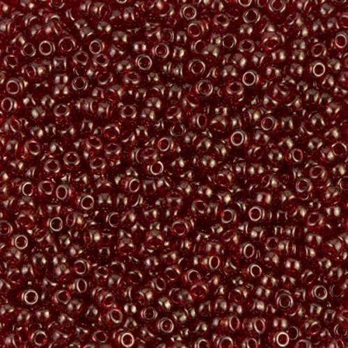 Rocalla Miyuki 11/0 0309 - Dark Red Gold Luster x8g