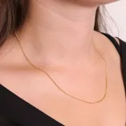 Gargantilla de malla Jaseron 1,3 mm - Gold Filled x46cm