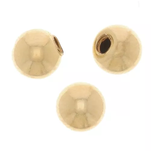 Bola de recambio desenroscable de 4,7 mm para pulsera brazalete - Gold filled x1