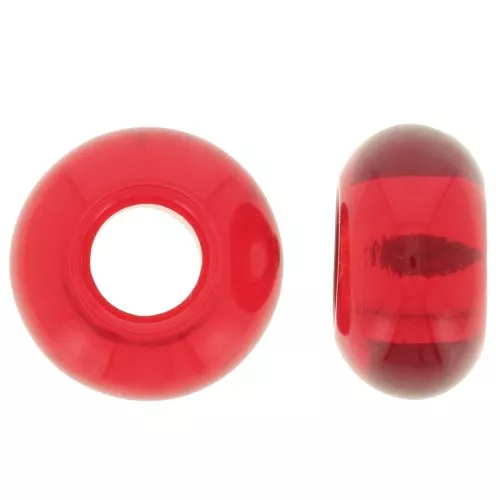 Cuenta de agujero grande - Donuts 14 mm - Siam x10