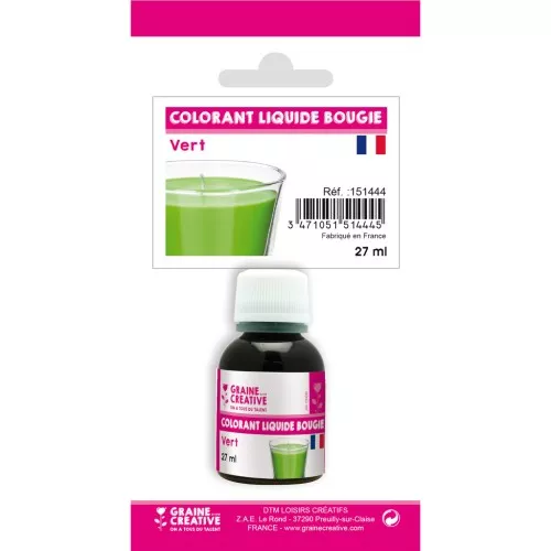 Tinte líquido para velas - Verde x27ml