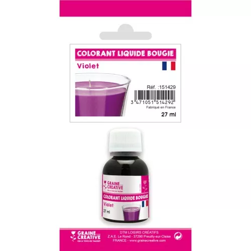 Tinte líquido para velas - Violeta x27ml
