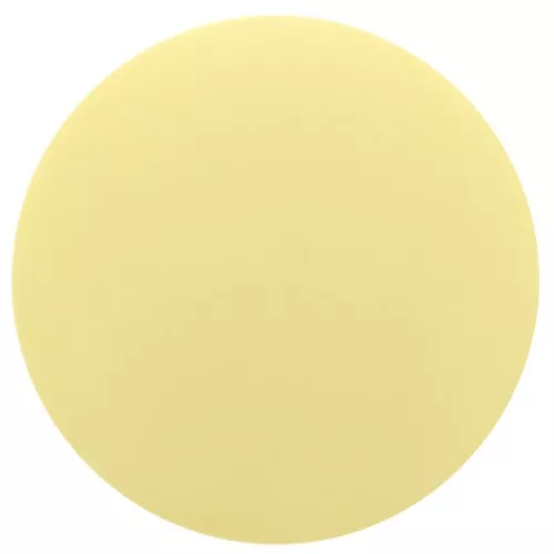 Cabujón redondo de resina efecto mate 14 mm - Amarillo pastel x1