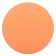 Cabujón redondo de resina efecto mate 12 mm - Coral x1