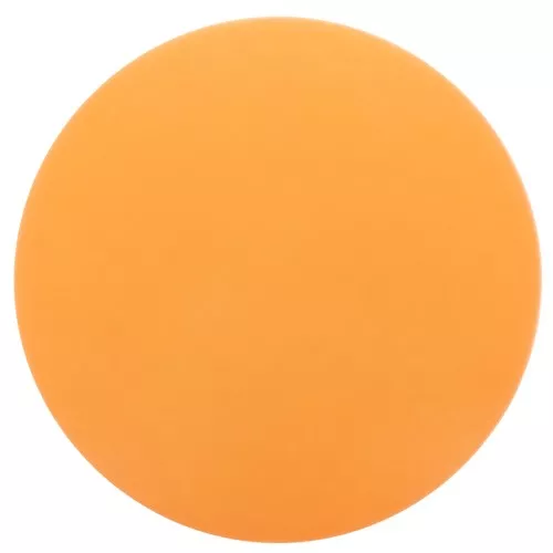Cabujón redondo de resina efecto mate 14 mm - Naranja claro x1