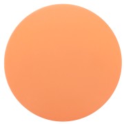 Cabujón redondo de resina efecto mate 14 mm - Coral x1