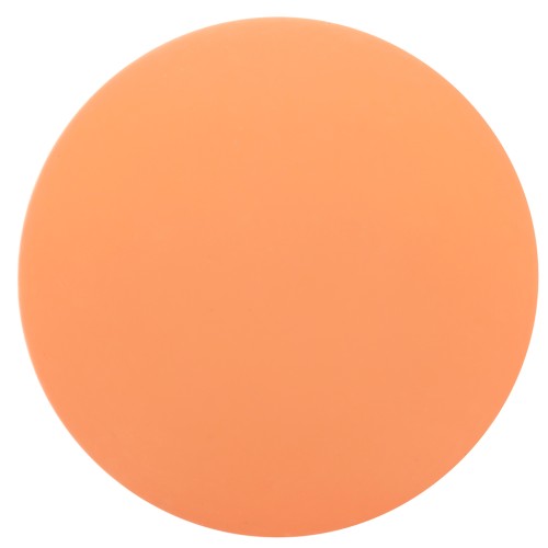 Cabujón redondo de resina efecto mate 14 mm - Coral x1