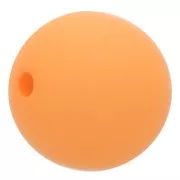 Cuenta de resina efecto mate 8 mm - Naranja claro x1