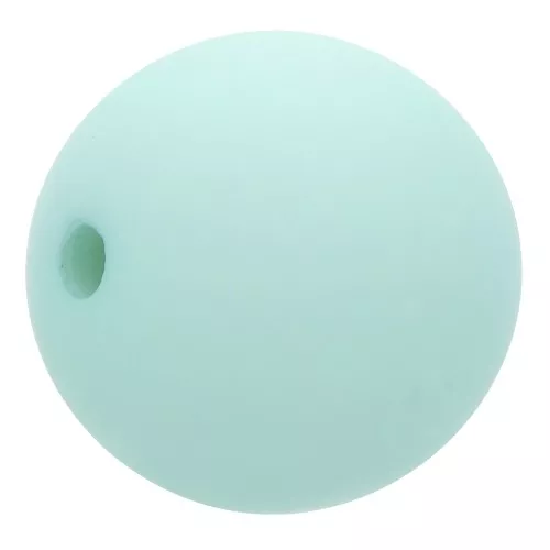 Cuenta de resina opaca effet mat 8 mm - Vert d'eau x1